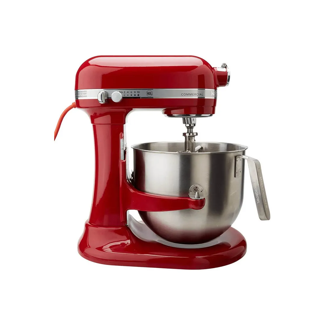 KitchenAid KSM8990ER Commercial 8-qt Bowl Lift Stand Mixer, 10-Speed, 1-3/10 hp, Empire Red 
