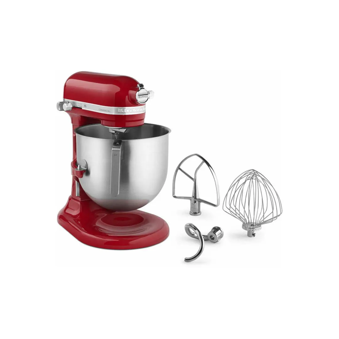 KitchenAid KSM8990ER Commercial 8-qt Bowl Lift Stand Mixer, 10-Speed, 1-3/10 hp, Empire Red 