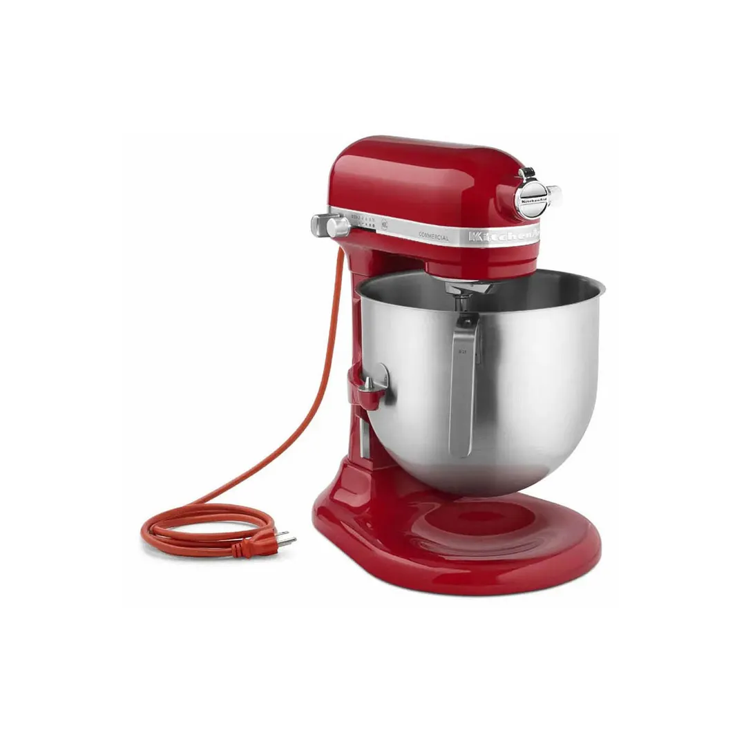 KitchenAid KSM8990ER Commercial 8-qt Bowl Lift Stand Mixer, 10-Speed, 1-3/10 hp, Empire Red 
