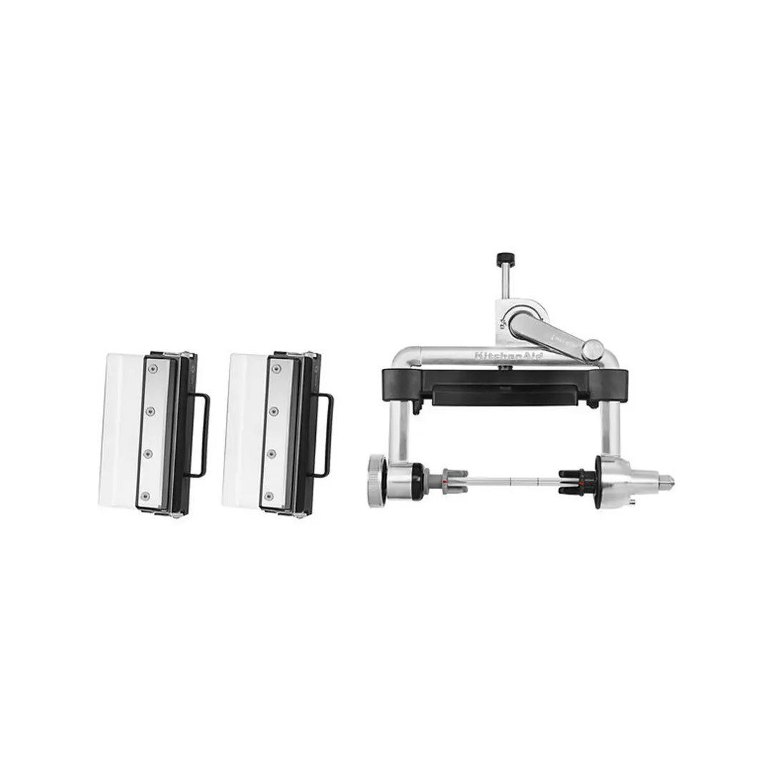 KitchenAid KSMSCA Vegetable Sheet Cutter Attachment, Dishwasher Safe, Blades, Zucchini/Cucumber Adapter, Holder