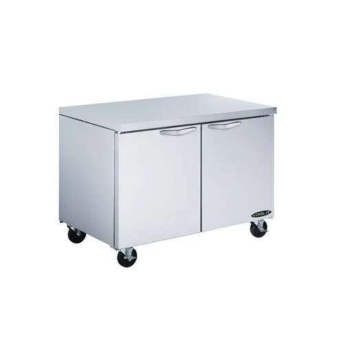 Kool-It KUCF-36-2 36" 2-Door Undercounter Freezer, Stainless Steel, 9.5 cu. ft.
