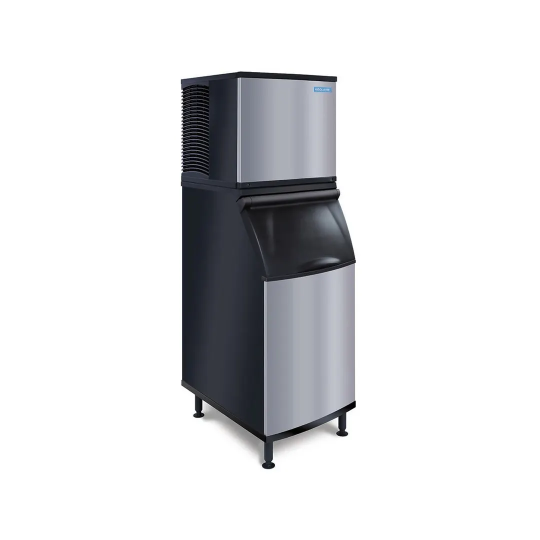 Koolaire KYT0420A/K420 Air Cooled Half Cube 450 lb Ice Machine with Bin, 383 lb Storage