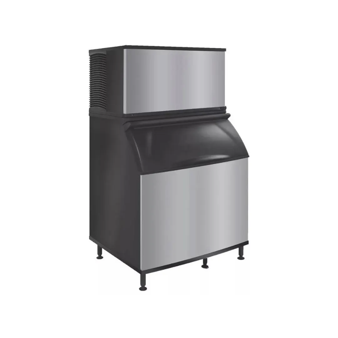 Koolaire KYT1700A/K970 Air Cooled Half Cube 1800 lb Ice Machine with Bin, 882 lb Storage