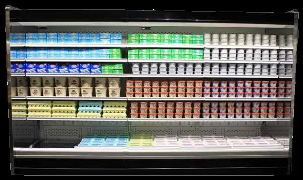 Kysor Warren DX6LN PRODUCE 8' E-8-E 96" Refrigerated Produce Display Case