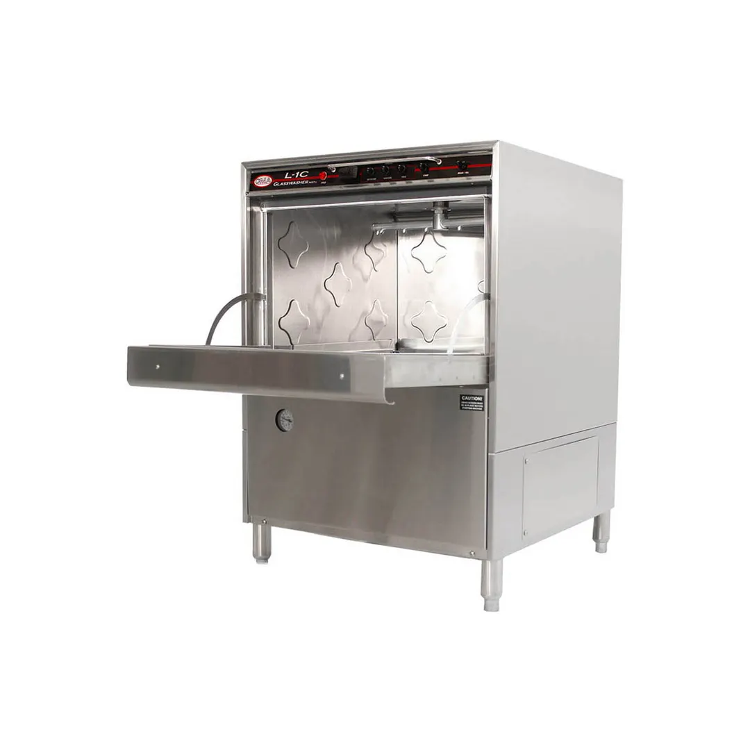 CMA Dishmachines L-1C 24" Door Type Undercounter Glasswasher, Low Temp - 30 Racks/Hr- 115V