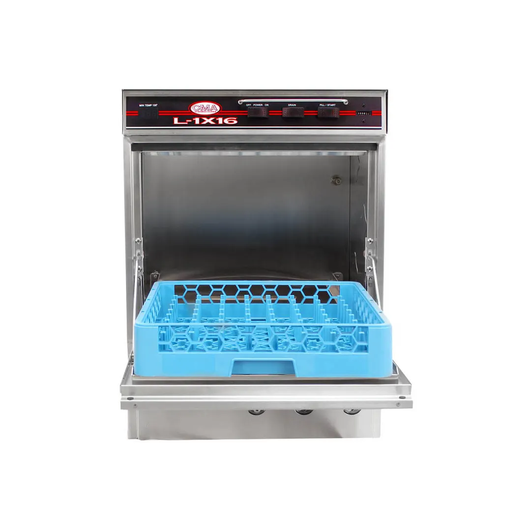 CMA Dishmachines L-1X16 W/HEATER 24" Undercounter Dishwasher,30 Racks/Hr-41 Gal/Hr-Low Temp