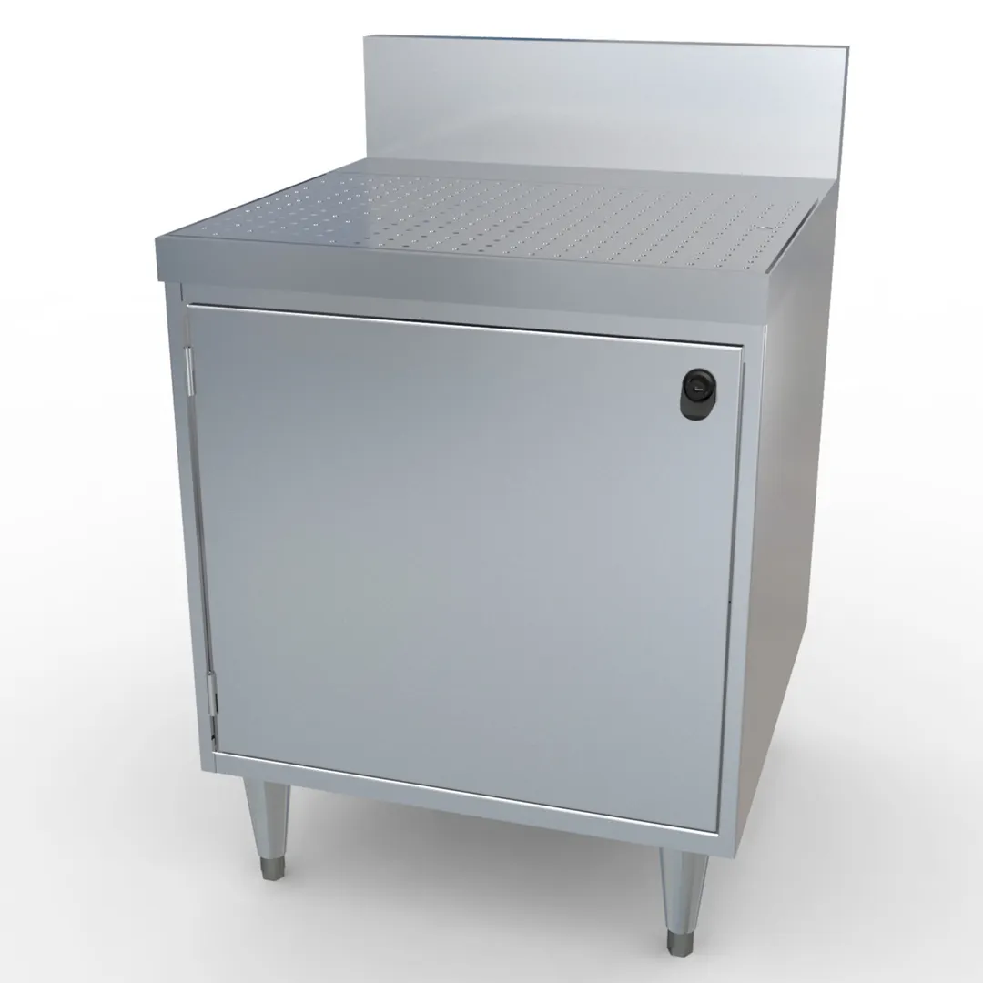 LaCrosse CLP-CAB36 Stainless Steel Storage Cabinet w / (2) Locking Door- 36"W x 36"H