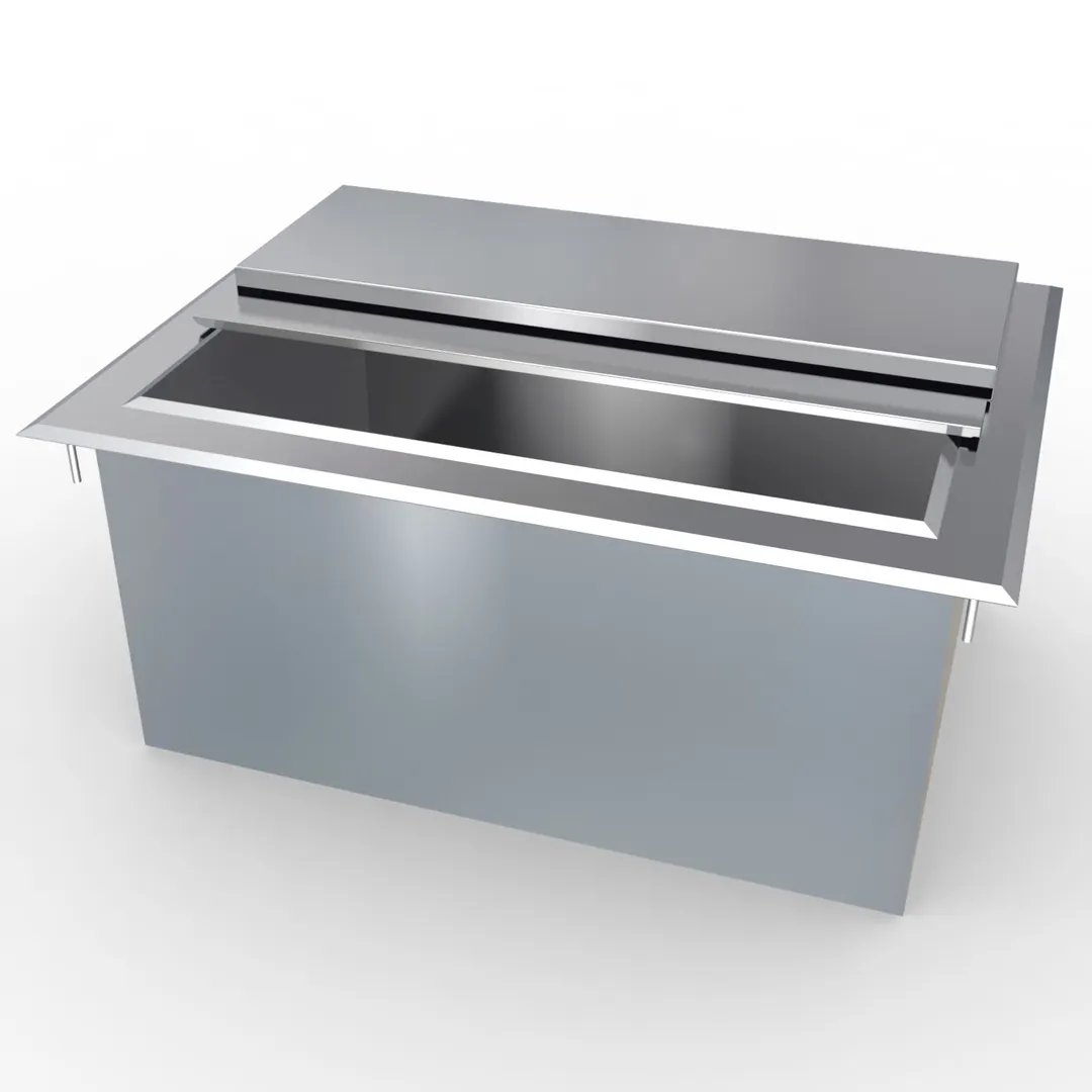 LaCrosse DI24IC Drop-In Ice Bin w/ 95 lbs Ice Capacity