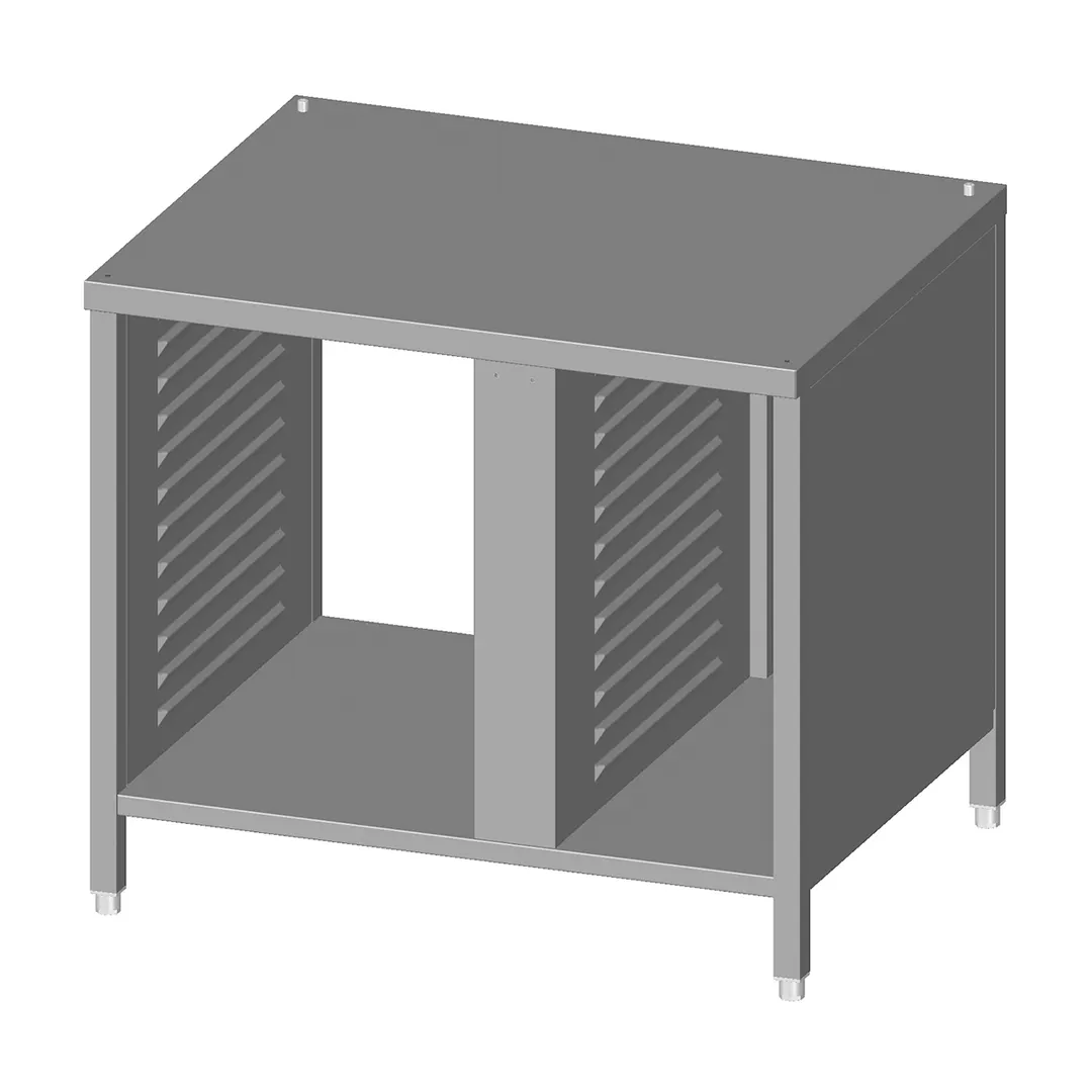 Lainox BSK021 Floor Stand In Stainless Steel, with Tray Runners
