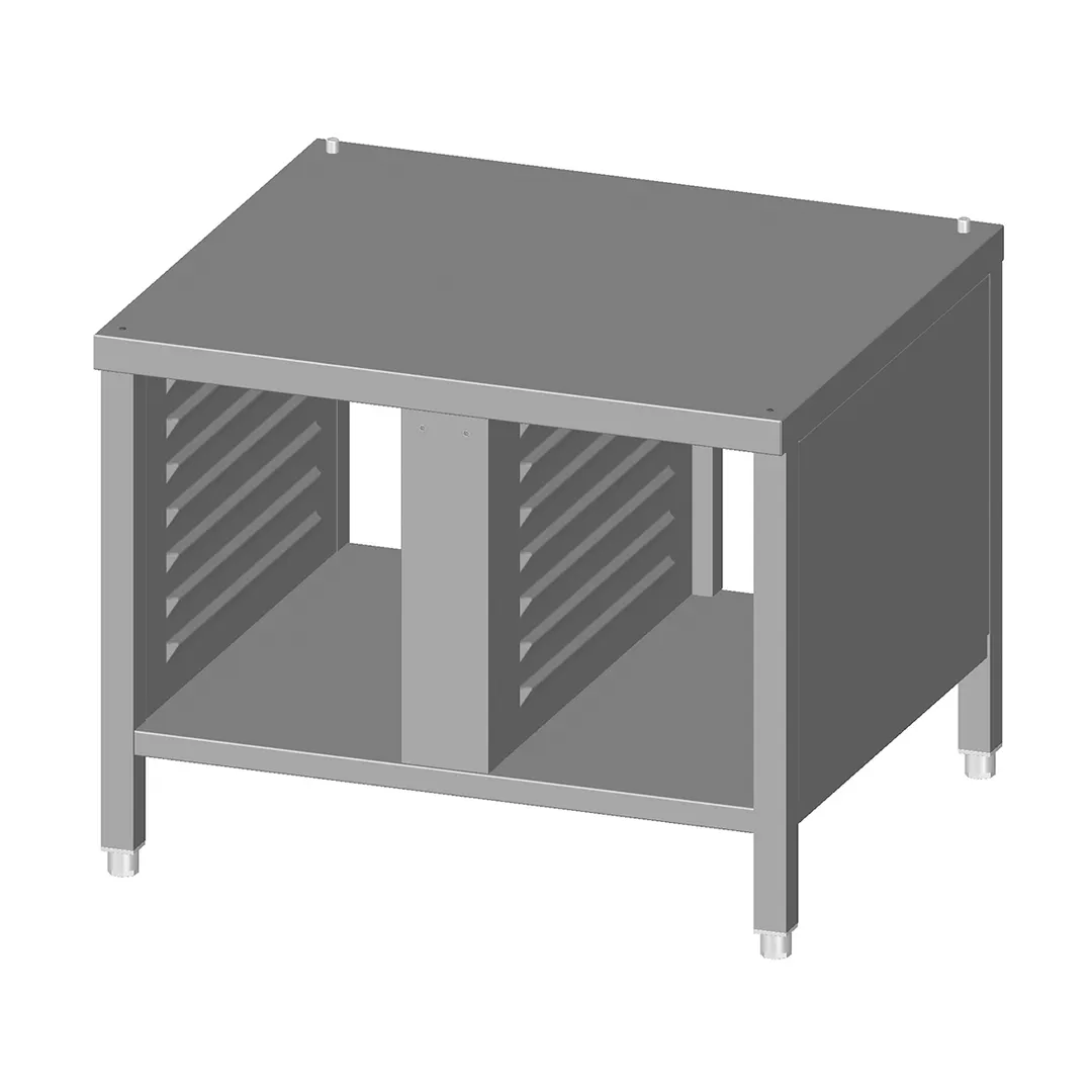Lainox BSP011 Floor Stand In Stainless Steel, with Tray Runners, 1/1 Gn