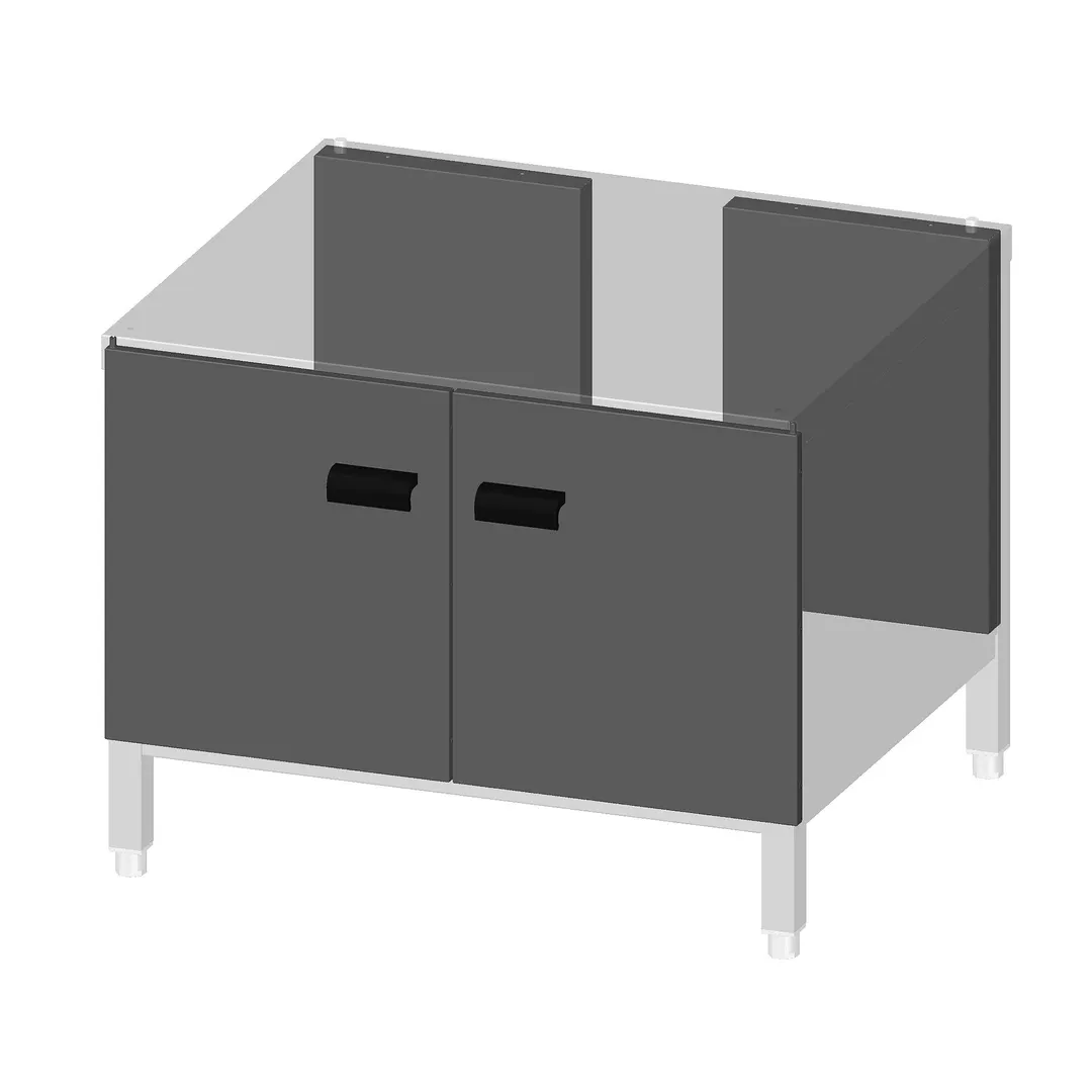 Lainox KTS021 Doors & Rear Side Walls-Kit To Transform Stand Model Bsp021 Into Model Bsc021