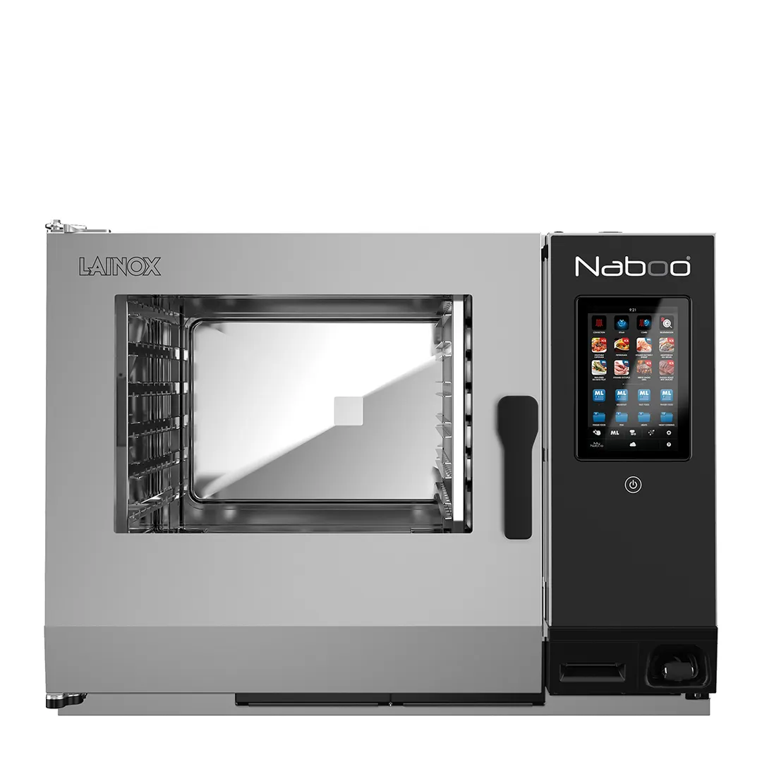 Lainox NAE062B Full Size 6 Pan Electric Combi Oven w/ Touchscreen Controls, Steam Generator, 208V