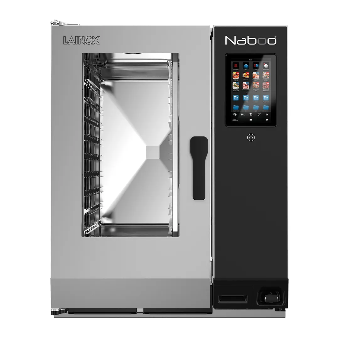 Lainox NAE101B Half Size 10 Pan Electric Combi Oven w/ Touchscreen Control, Steam Generator, 208V