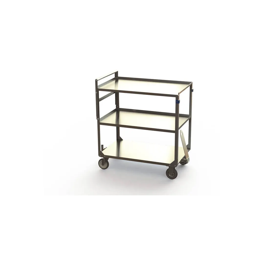Lakeside 158859 Easy-Tow™ Classroom Meal Delivery Cart with 3 Shelves (35" x 21")