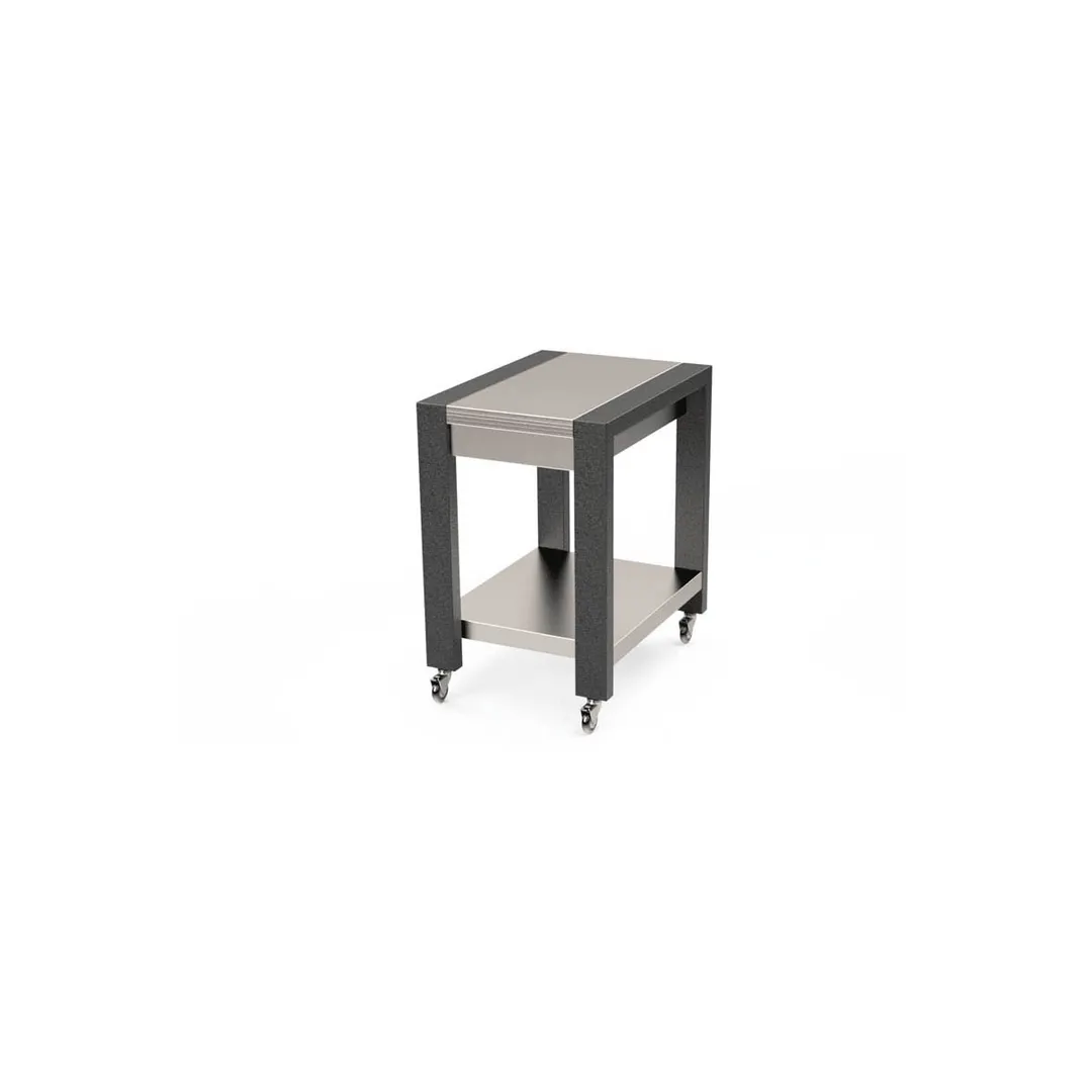 Lakeside 160140 24"  Mobile Modular Traveler Serving Table, Stainless Steel Top and Undershelf
