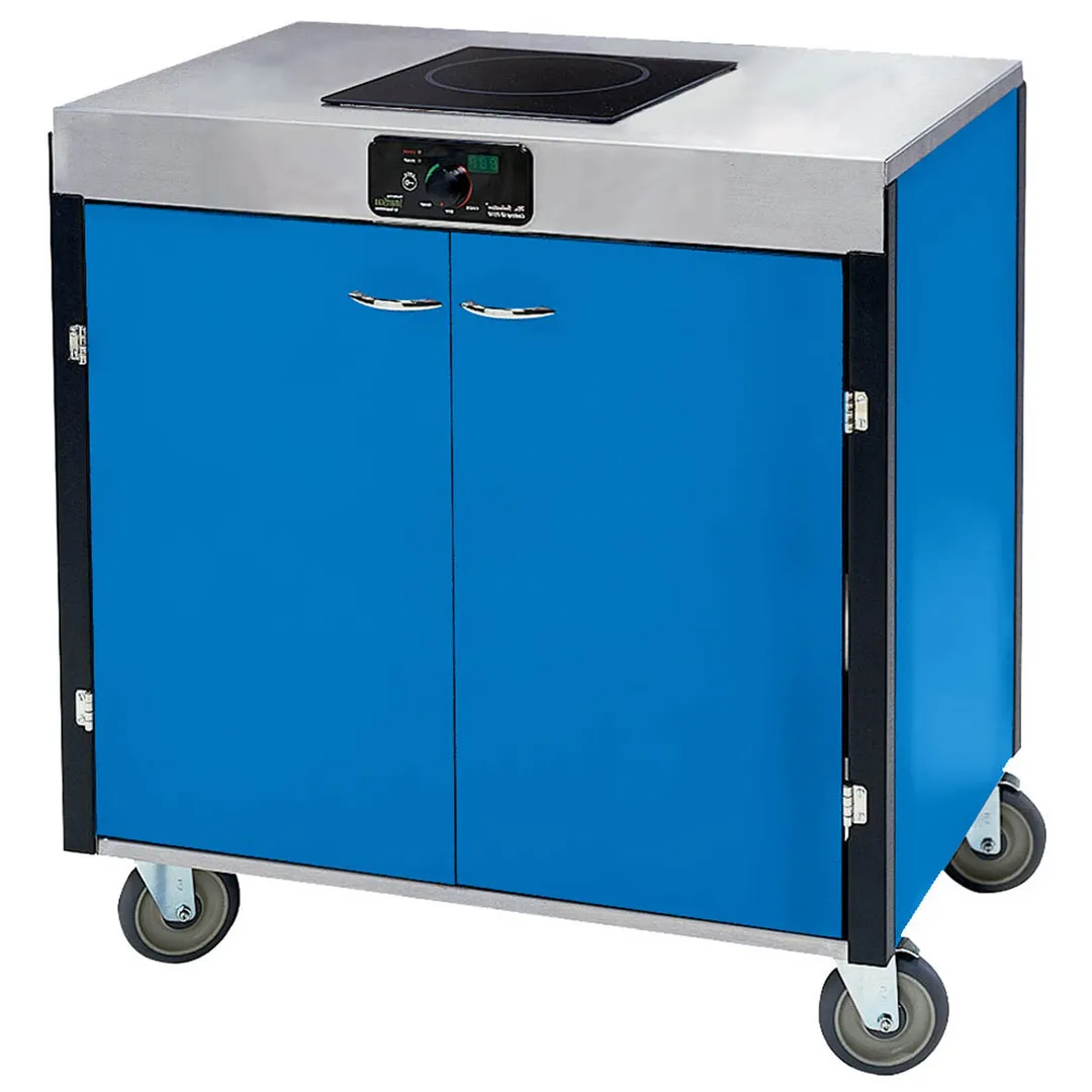 Lakeside 2065 Creation Express Station Mobile Cooking Cart w/ 1 Induction Burner, Filtration System