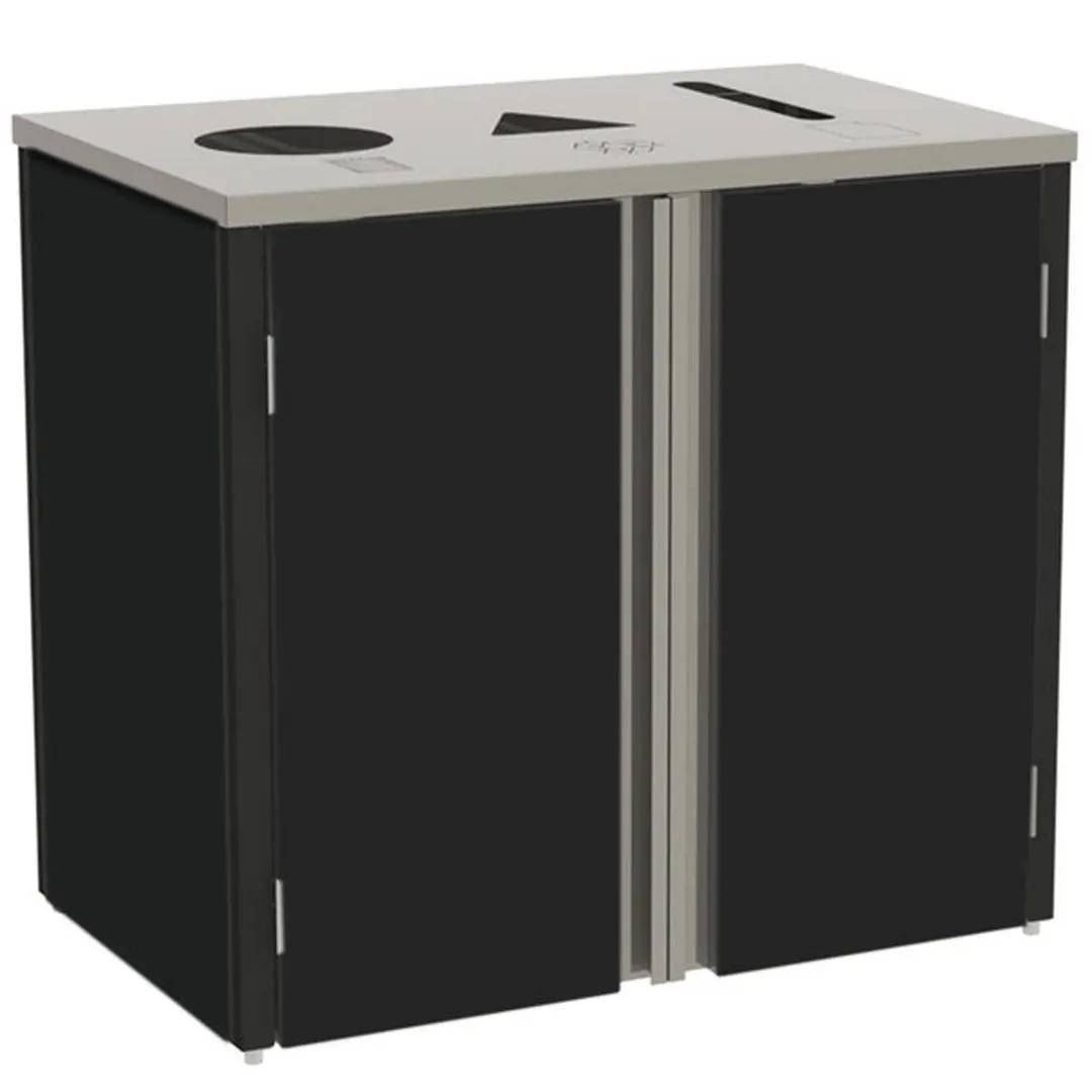 Lakeside 3315 Waste & Recycle Station, 37-1/2"W X 23-1/4"D X 34-1/2"H