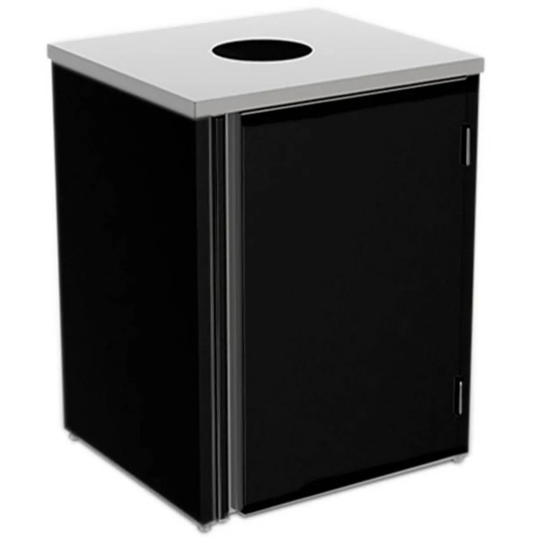 Lakeside 3410 Waste Station, 26-1/2"W X 23-1/4"D X 34-1/2"H, 35 Gallon Capacity