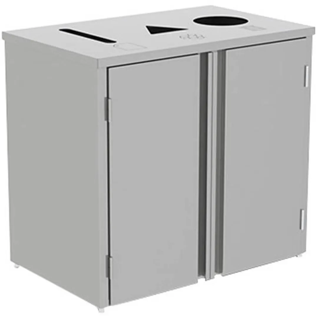 Lakeside 3415 Waste & Recycle Station, 37-1/2"W X 23-1/4"D X 34-1/2"H