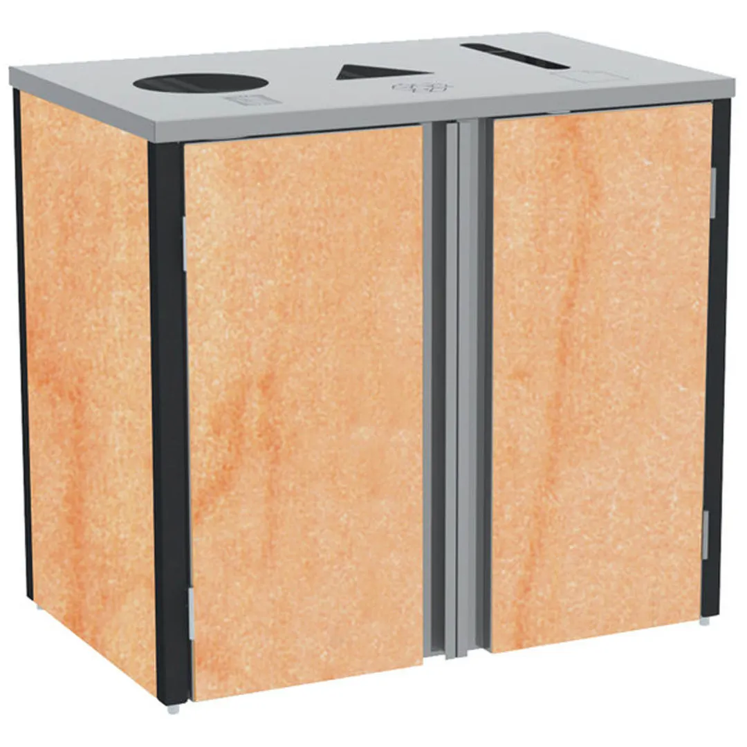 Lakeside 3415 Waste & Recycle Station, 37-1/2"W X 23-1/4"D X 34-1/2"H