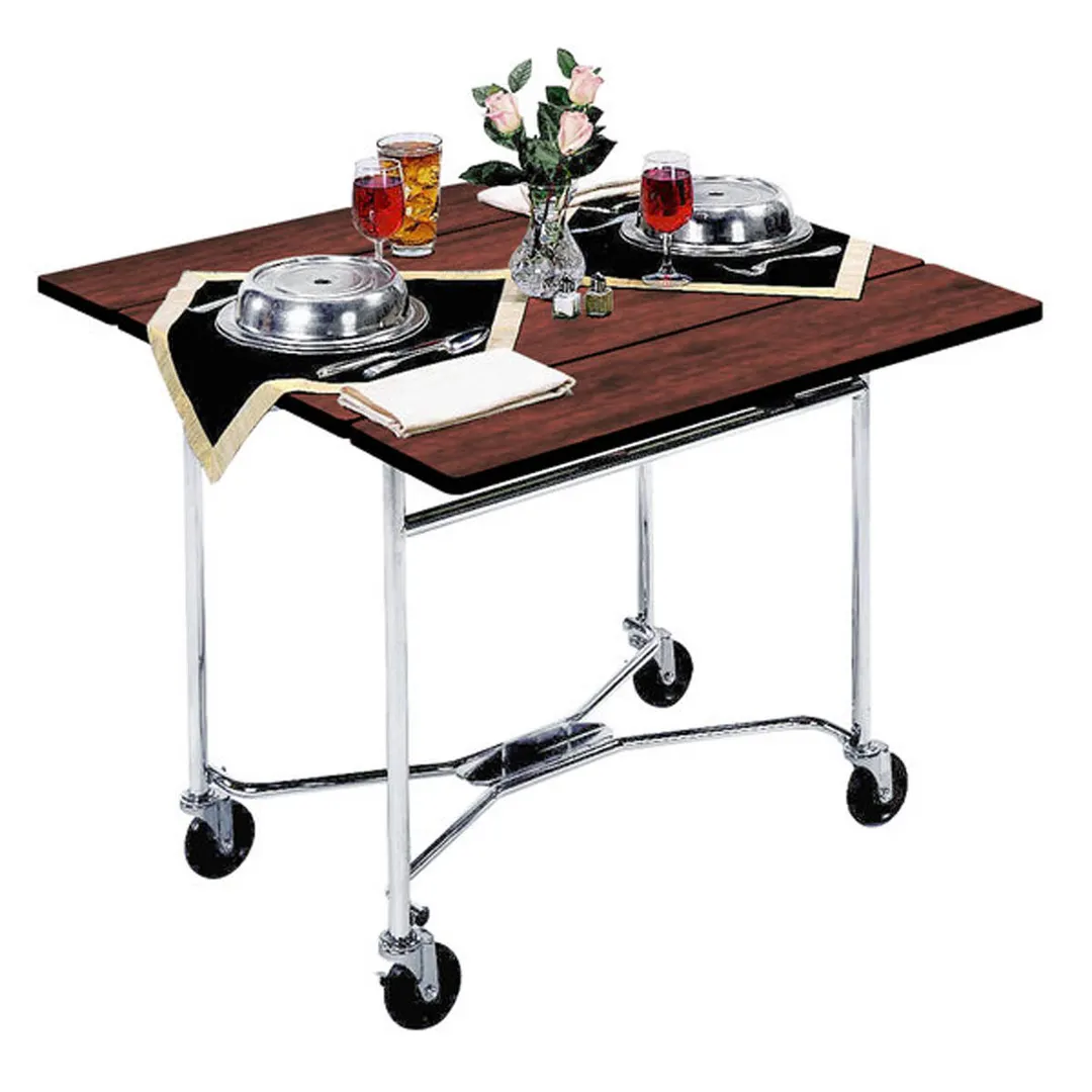 Lakeside 413 Room Service Table, Drop-Leaf, Square Top, Plastic Laminated Top, 36" x 36" x 30"H