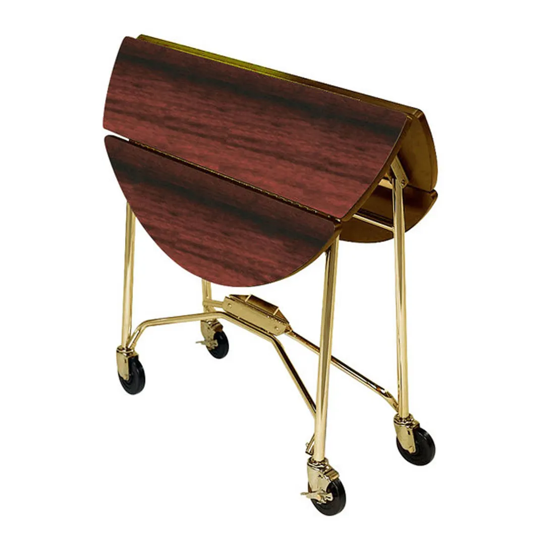 Lakeside 415 Room Service Table, Folding, Round Top, Plastic Laminated Top, 40" Diameter