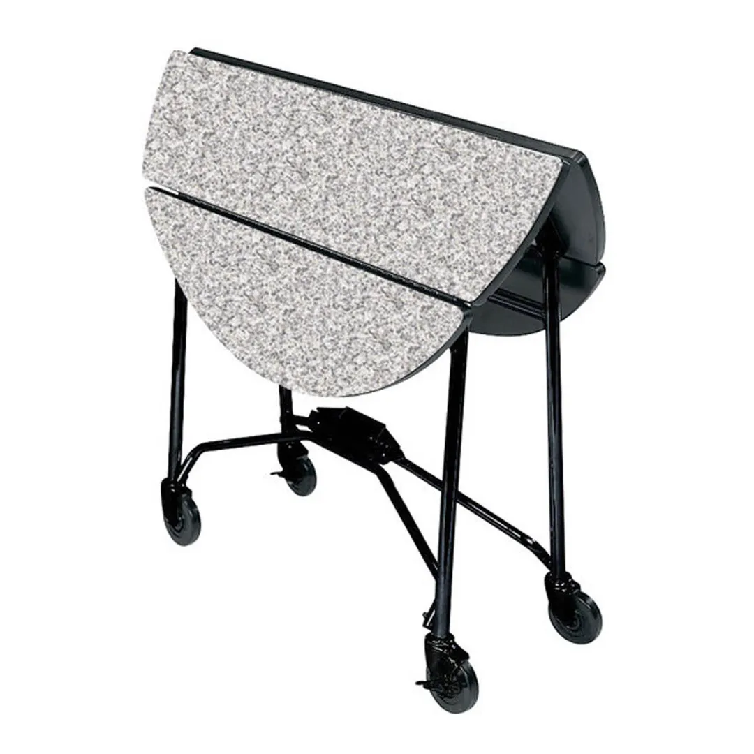Lakeside 415 Room Service Table, Folding, Round Top, Plastic Laminated Top, 40" Diameter