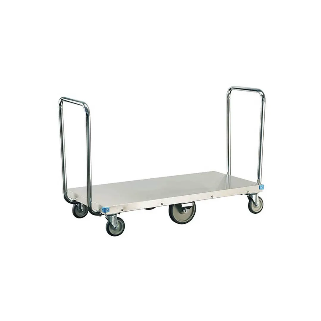Lakeside 456 Stainless Steel Platform Truck, 24" x 48" Platform, 1000 lbs Capacity, Dual Handle