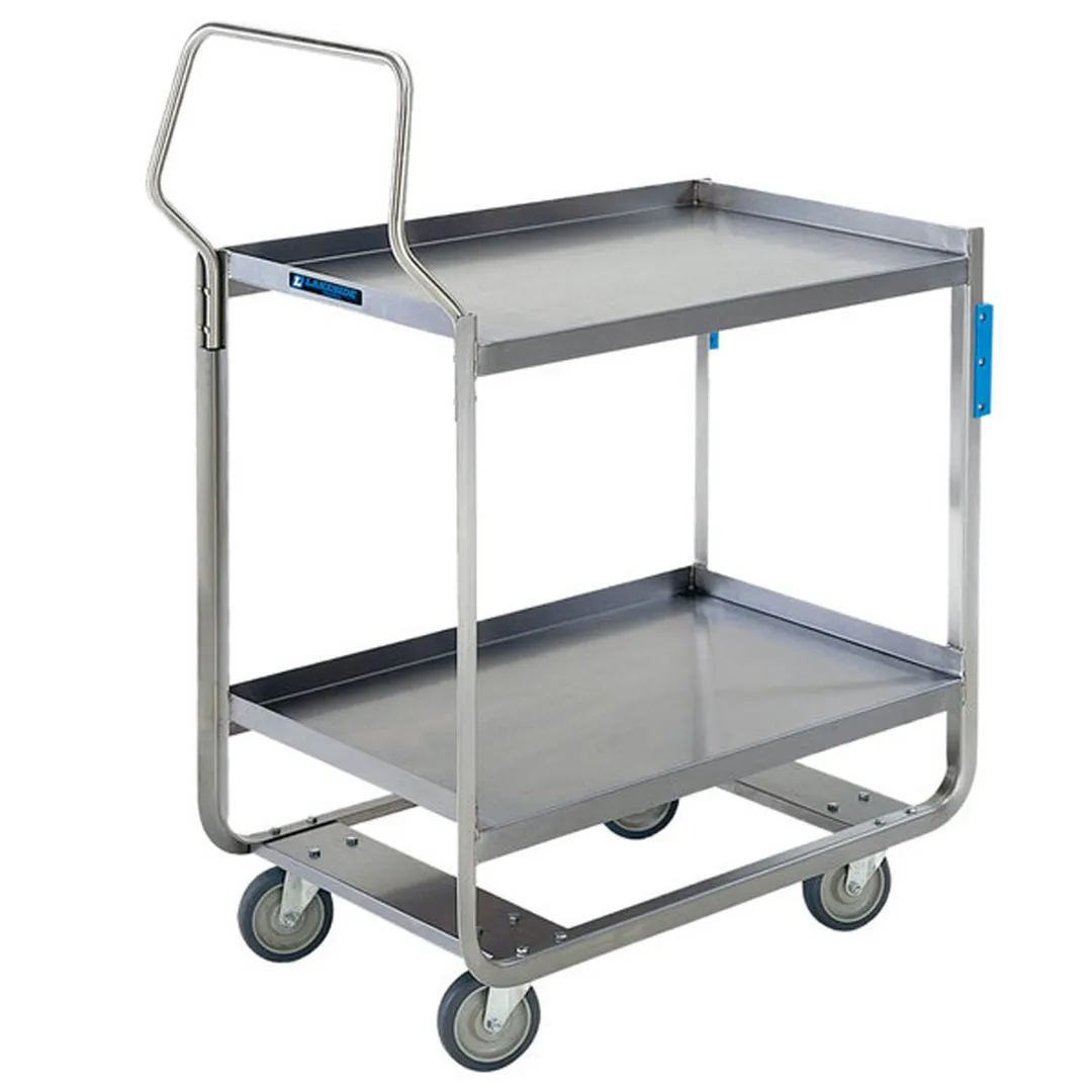 Lakeside 4959 55" Handler™ 3-Shelf Stainless Steel Tough Transport Utility Cart 