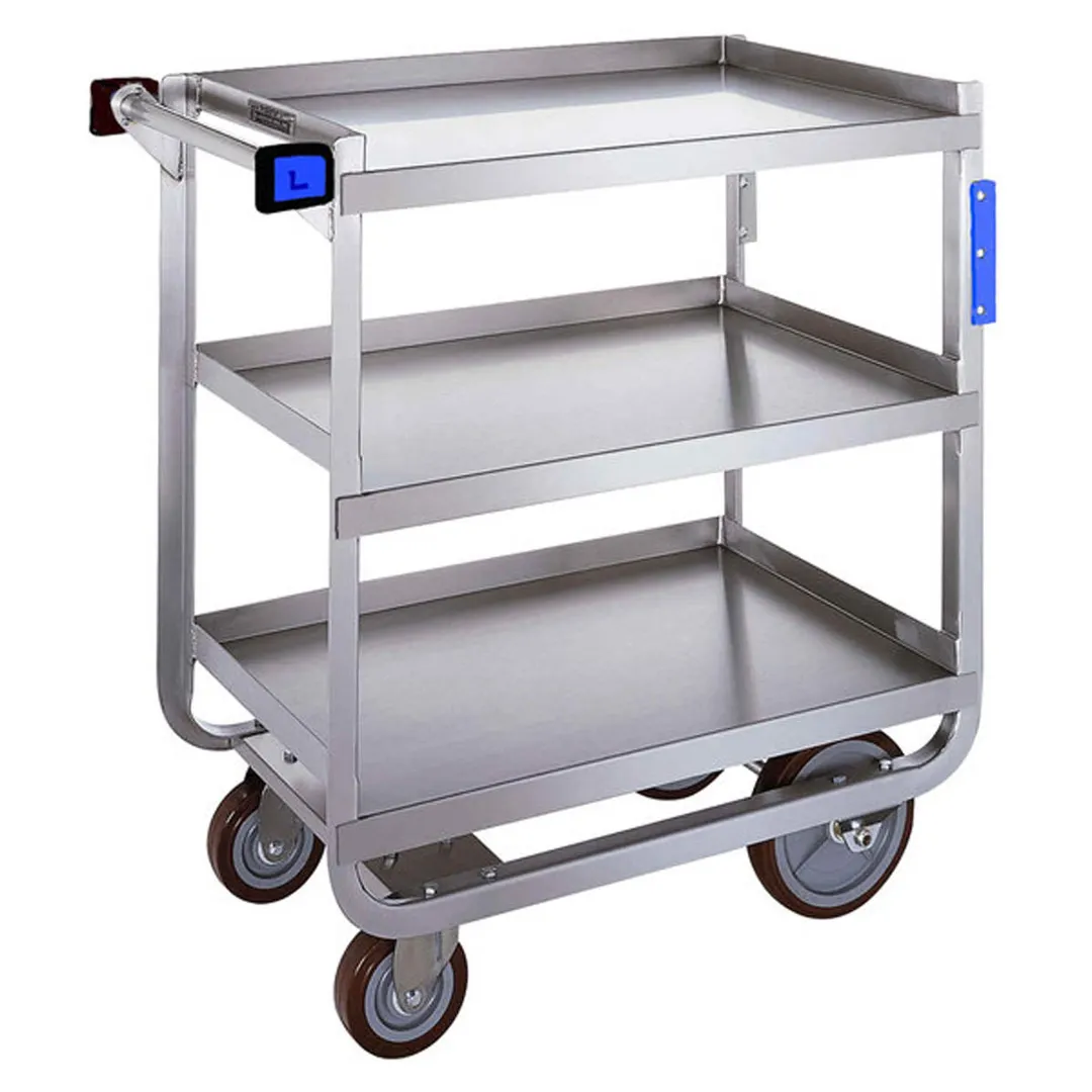 Lakeside 511 Stainless Steel 3 Shelf Utility Cart - 700 lb. Capacity