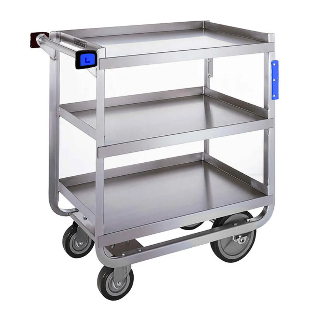 Lakeside 522 NSF Stainless Steel 3 Shelf Utility Cart - 700 lb. Capacity