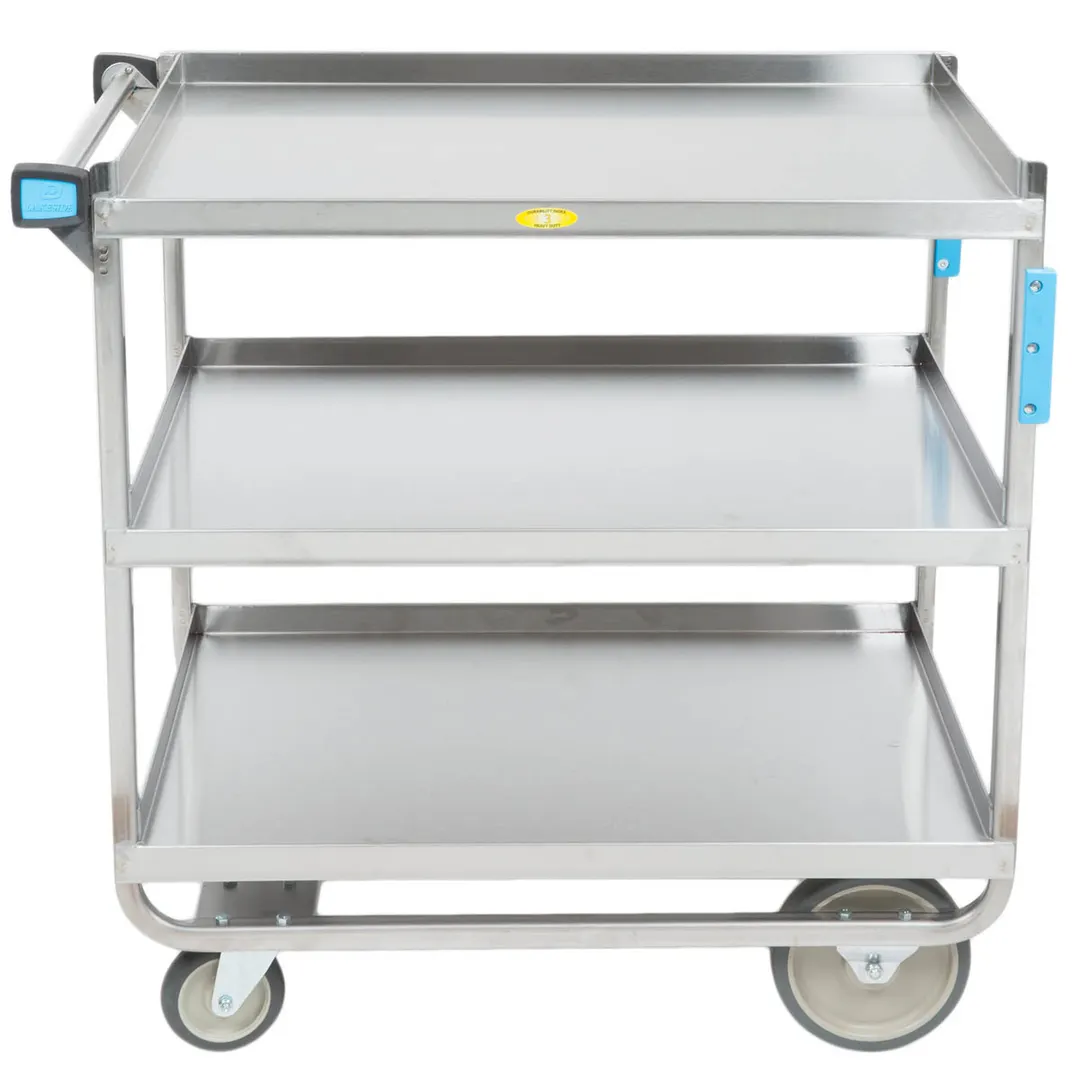 Lakeside 544 NSF Stainless Steel 3 Shelf Utility Cart - 700 lb. Capacity