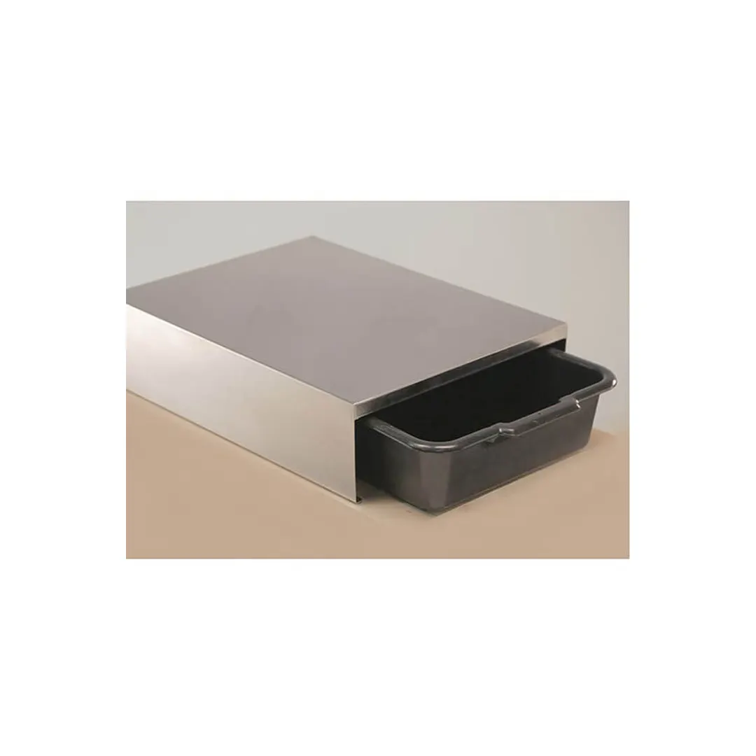 Lakeside 556 Board Riser, 24½" L, 18‑Gauge Stainless Steel, Silver, Lift Handle, Bus‑Tub Waste, USA Made