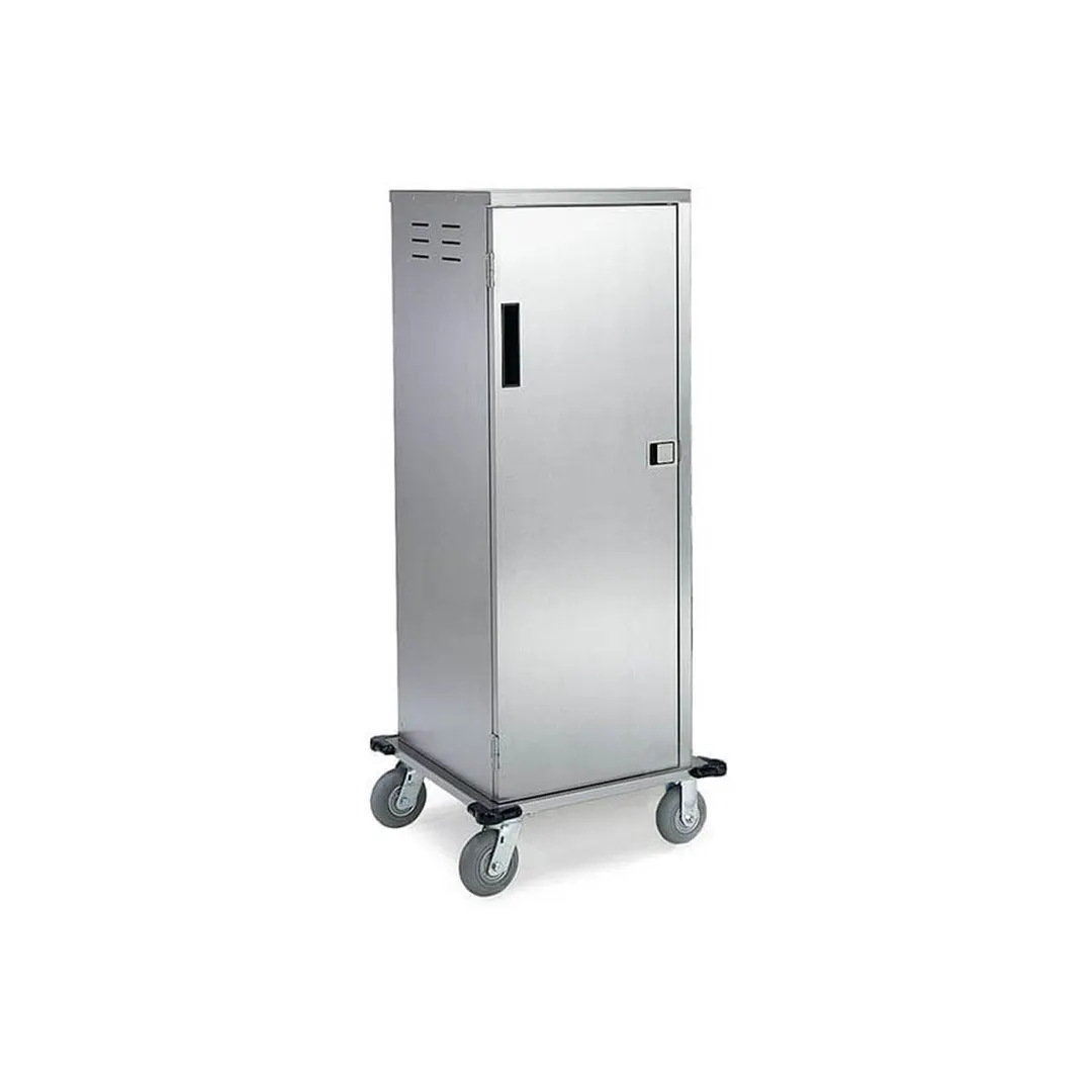 Lakeside 5618 Stainless Steel 18 Tray Elite Series Meal Delivery Cart w/ 1 Door, 1 Compartment