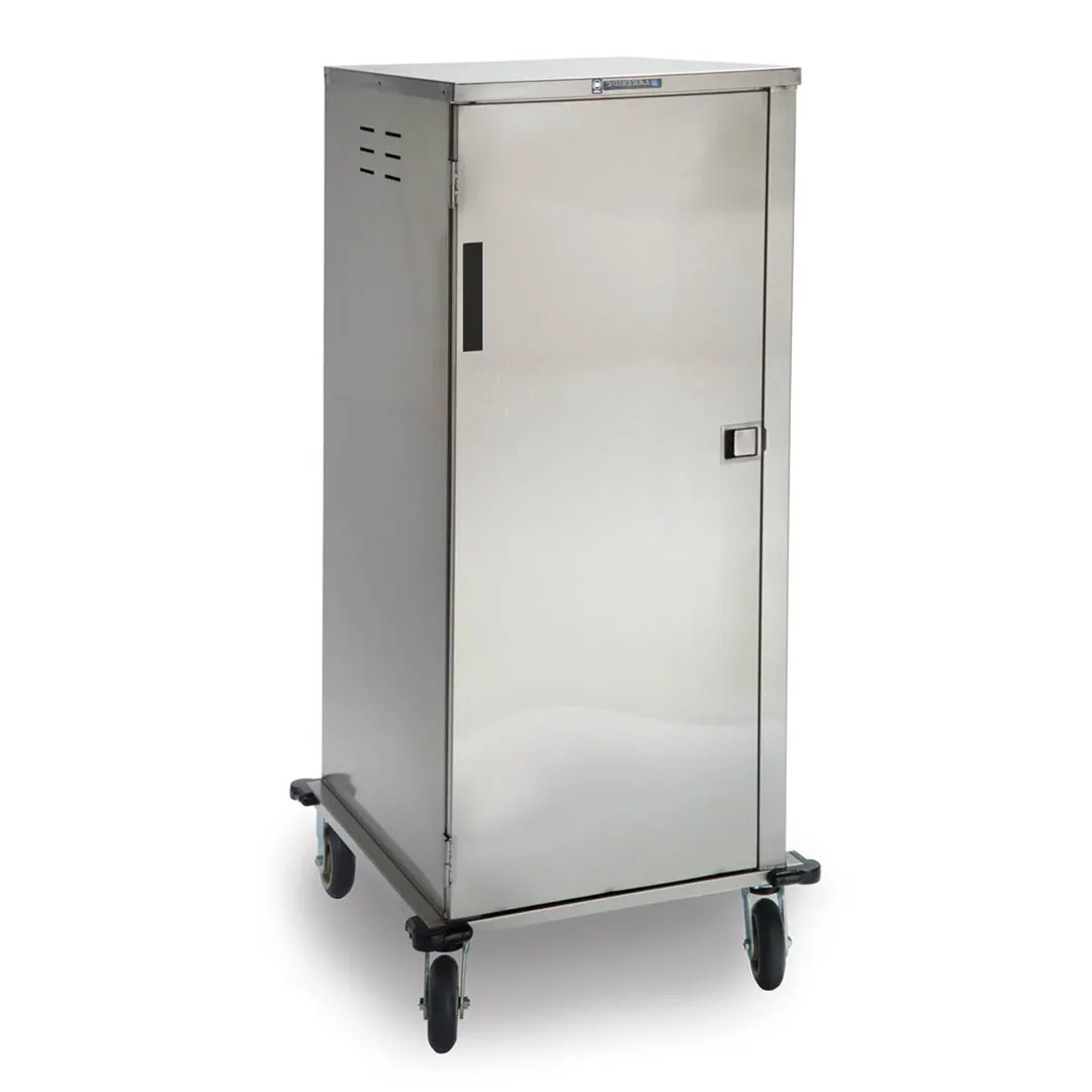 Lakeside 5710 Stainless Steel 10 Tray Elite Series Enclosed Meal Delivery Cart w/ 1 Compartment