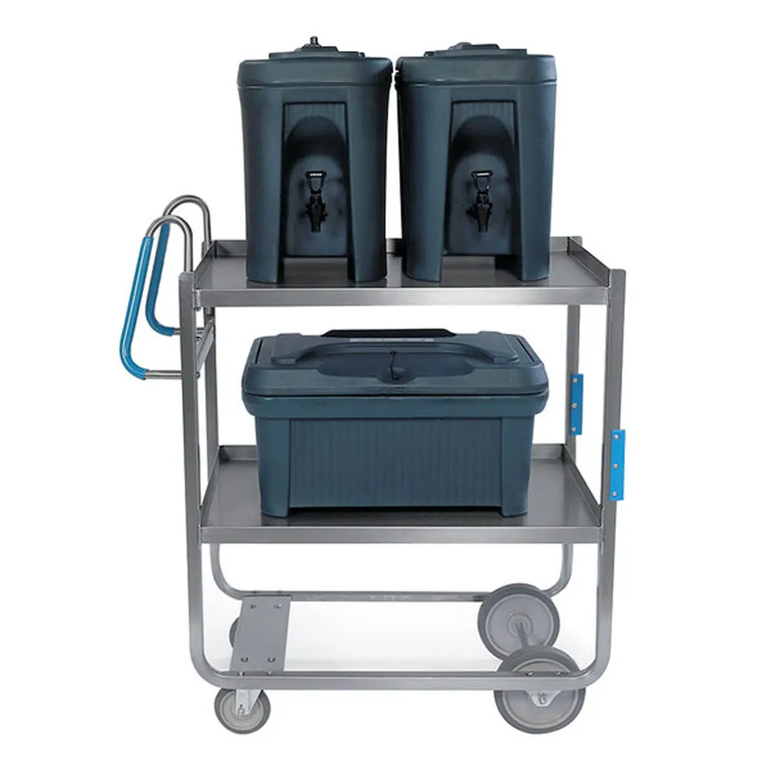 Lakeside 5930 57" Ergo-One® Heavy Duty Stainless Steel 3 Shelf Utility Cart - 700 lb. Capacity