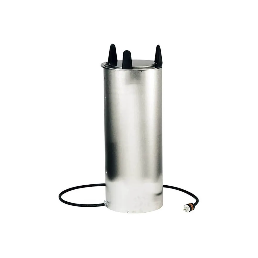 Lakeside 6000 Heated Drop In Dish Dispenser, Max Dish Size 5" diameter