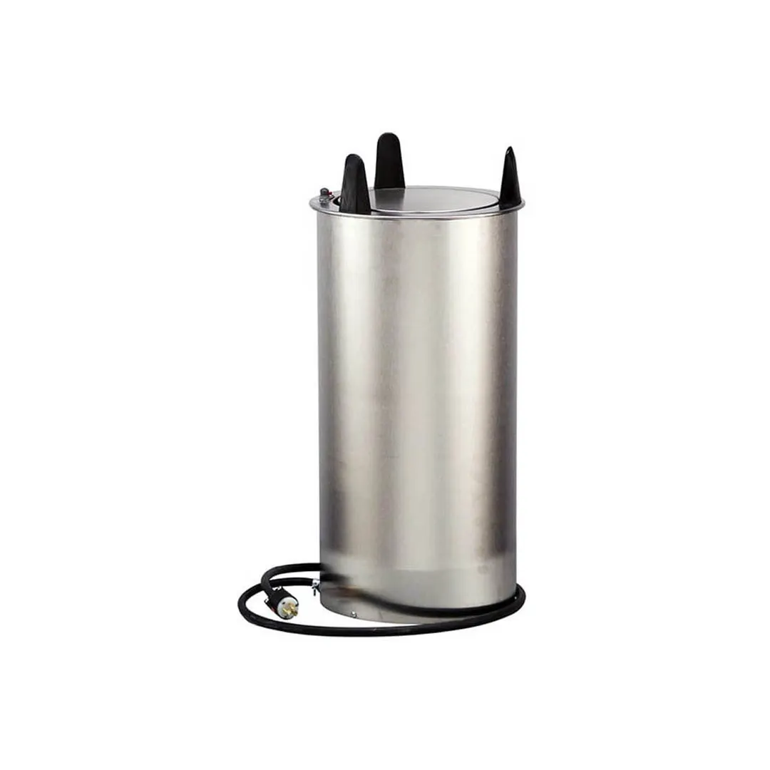 Lakeside 600925 Dish Dispenser, Heated, Tubular Drop-In Style