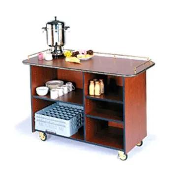 Lakeside 68200 Enclosed Breakout Dining Station w/ 2 Right and 1 Left Adjustable Shelves
