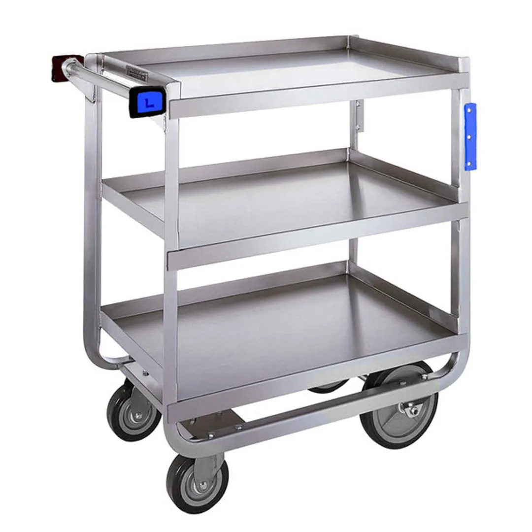 Lakeside 711 Stainless Steel 3 Shelf Utility Utility Cart - 700 lb. Capacity