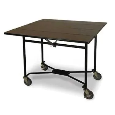 Lakeside 74413 Choice Series Room Service Table, Square, 36"W X 36"D X 30"H, Black Frame