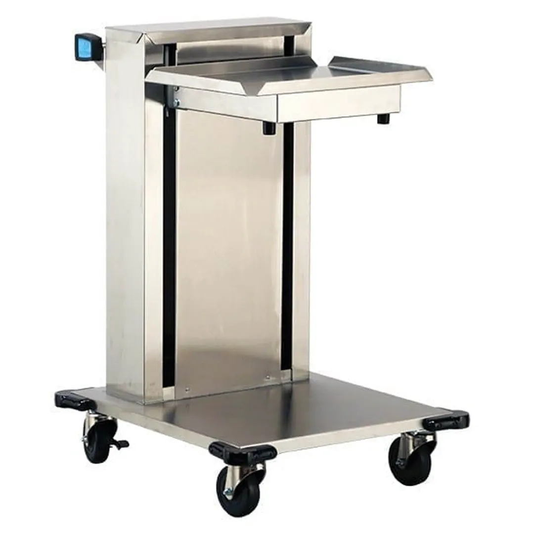 Lakeside 818 Single Platform Mobile Cantilever Tray Dispenser for 14" x 18" Trays