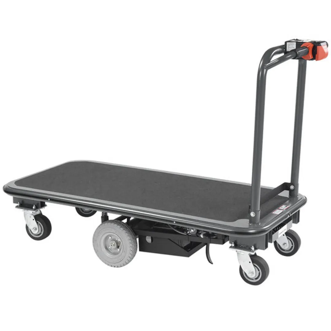 Lakeside 8180 Ergo-One Plus Power Electric Platform Truck, 1500 lbs, 27x48, Steel Frame