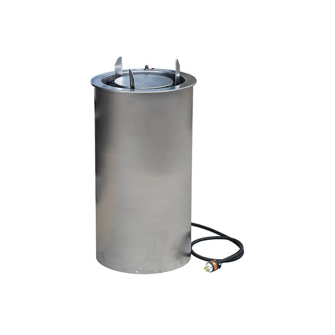 Lakeside 92425 Adjust-A-Fit Dish Dispenser, Heated, Tubular Drop-In Style