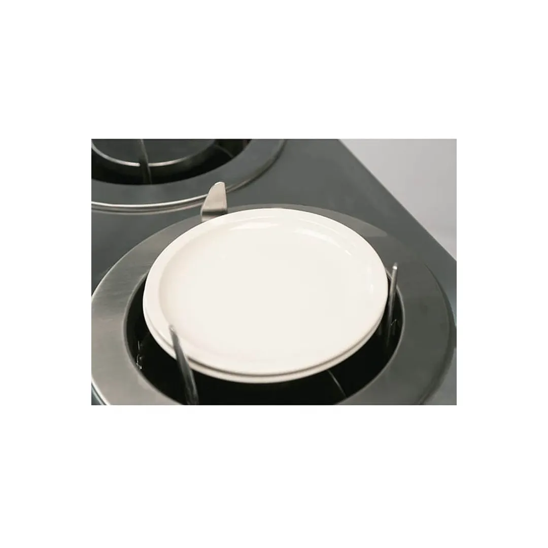 Lakeside 927 Mobile Enclosed Two Stack Heated Adjust-A-Fit Dish Dispenser