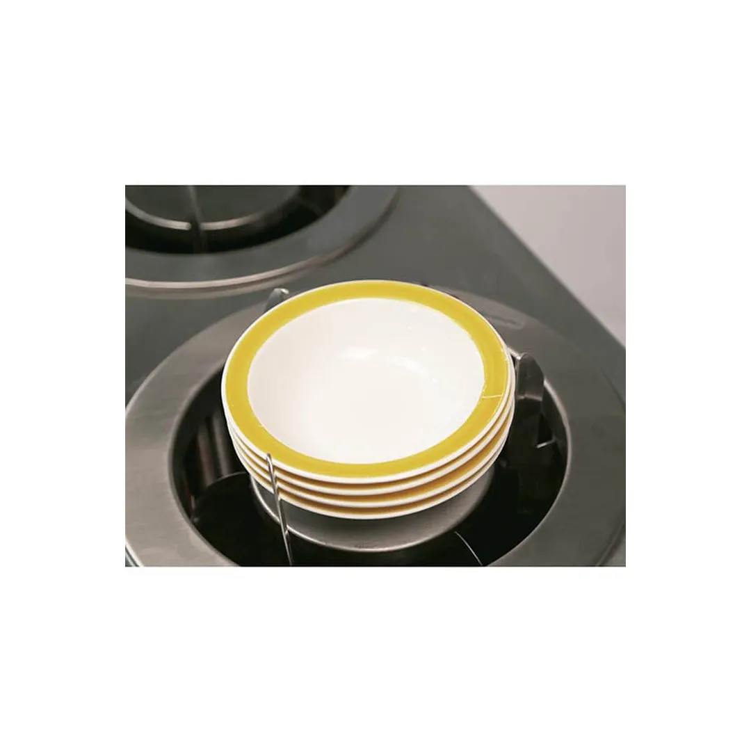 Lakeside 942 Mobile Enclosed 3-Stack Dish Dispenser w/ 6" Dia. Dish Size, Unheated