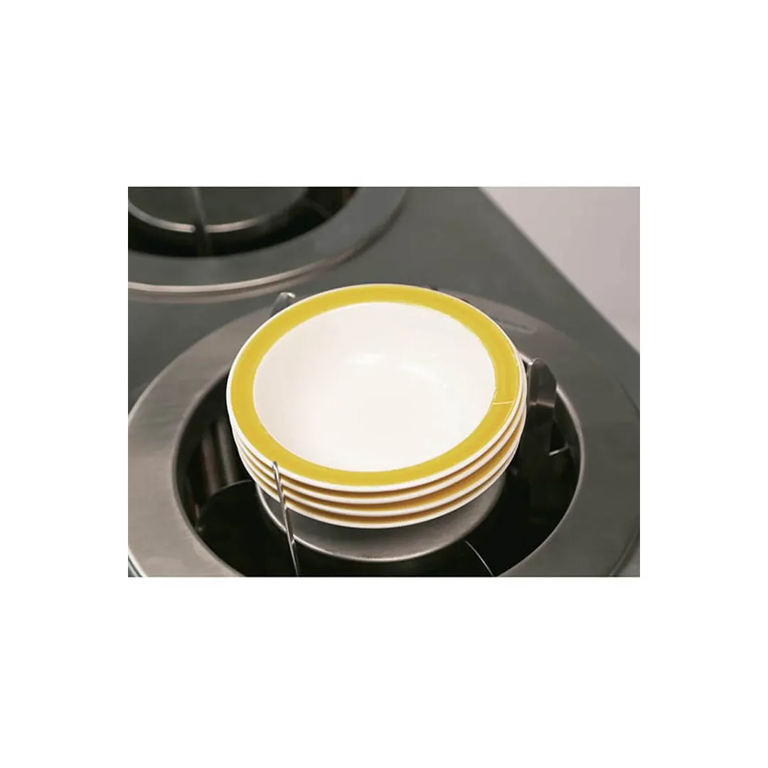 Lakeside 972 Mobile Enclosed 3-Stack Dish Dispenser w/ 12" Dia. Dish Size, Unheated