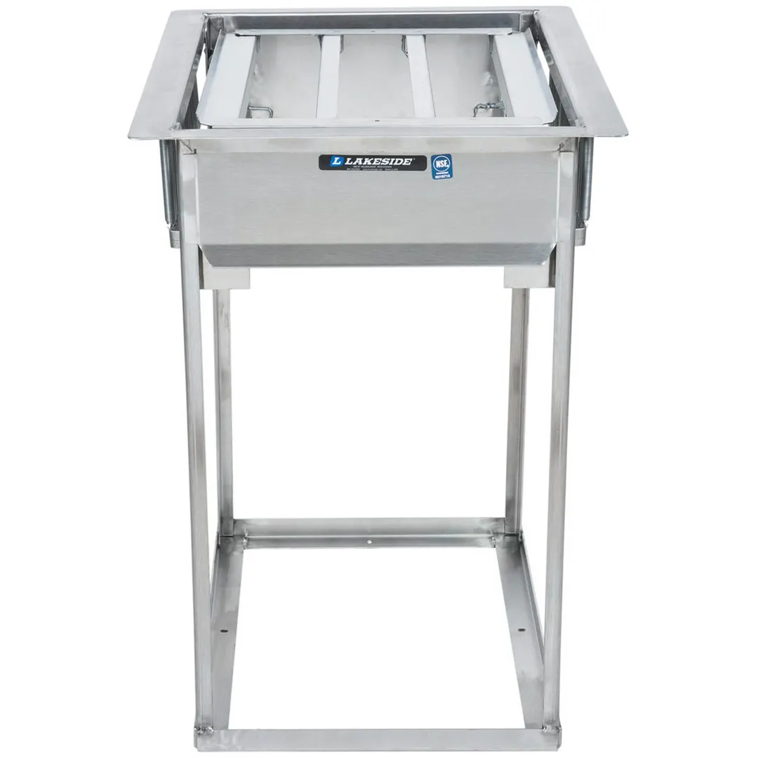 Lakeside 976 Tray Dispenser, Single, Drop-In, Self-Leveling, Open Frame