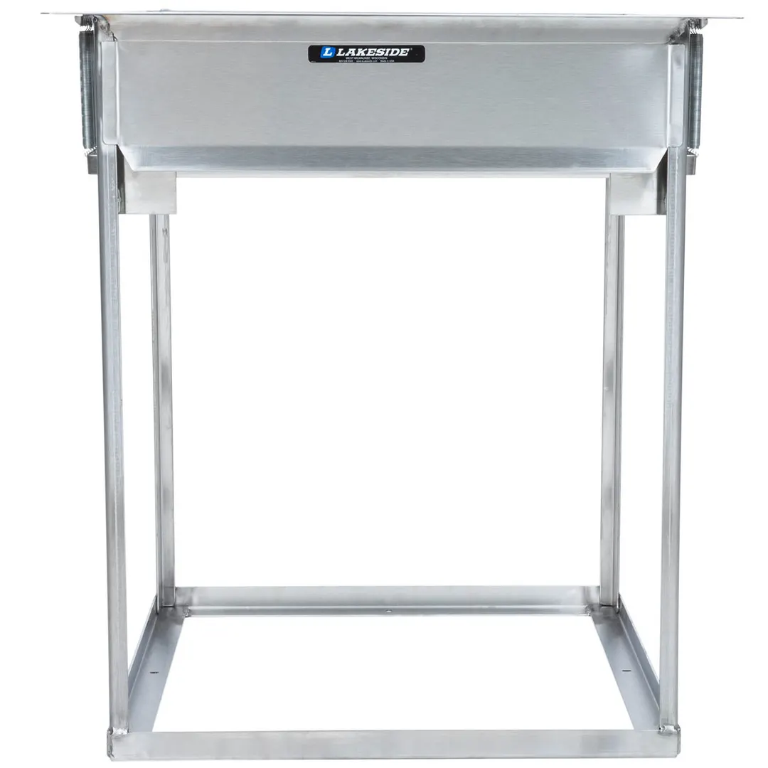 Lakeside 977 Stainless Steel Drop-In Cup & Glass Rack Dispenser, Self-Leveling