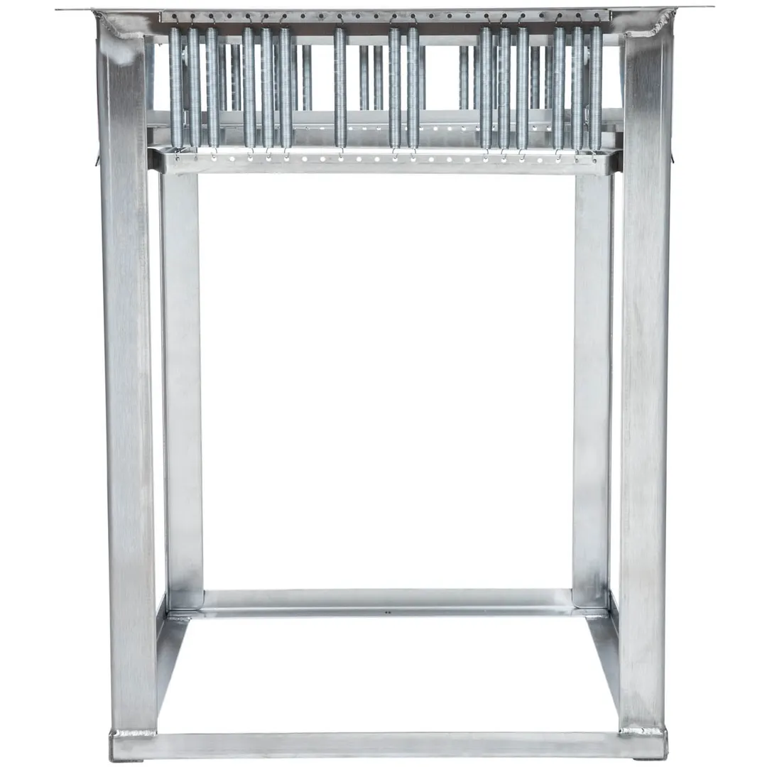 Lakeside 977 Stainless Steel Drop-In Cup & Glass Rack Dispenser, Self-Leveling